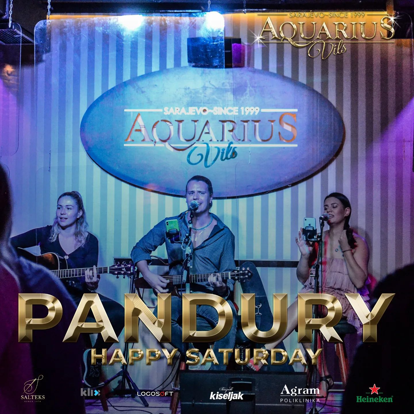 Subota uz uvijek fantastični bend Pandury! 🍀

#sarajevo #aquariusvils #mjestozasvegeneracije #nightlife #visitsarajevo #sarajevogram #sarajevonightlife #place2be